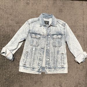 Abercrombie & Fitch Distressed Denim Jacket